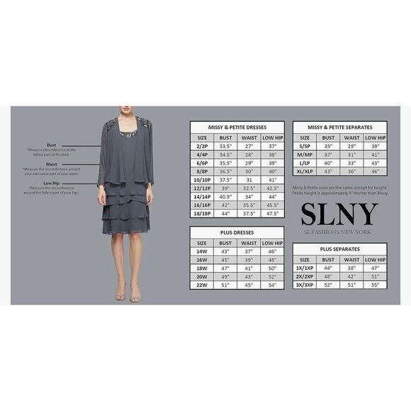 S.L. Fashions Women's Sleeveless Jersey V-Neck Hi-lo Floral Dress with Pockets - Picture 8 of 8